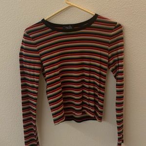 striped longsleeve top forever 21